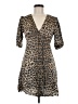 ALLSAINTS Animal Print Brown Casual Dress Size M - photo 1