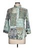 Van Heusen Paisley Teal 3/4 Sleeve Blouse Size L - photo 1