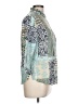 Van Heusen Paisley Teal 3/4 Sleeve Blouse Size L - photo 4
