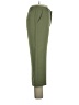 Gap 100% Polyester Solid Green Casual Pants Size 14 Petite - photo 4