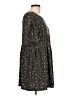 RVCA Stars Gray Casual Dress Size L - photo 4
