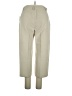 Gap 100% Polyester Solid Ivory Casual Pants Size 14 Petite - photo 2