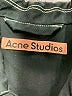 Acne Black Contrast Stitch Oversized Jacket Size M - photo 10