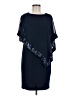 R&M Richards 100% Polyester Blue Cocktail Dress Size 8 Petite - photo 1