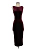Snap Solid Burgundy Cocktail Dress Size S - photo 1