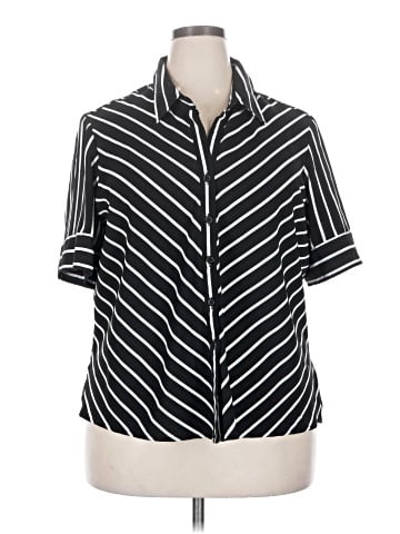 Joanna Plus Short Sleeve Blouse (view 1)
