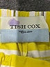 Tish Cox Stripes Yellow Casual Skirt Size S - photo 4