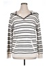 Lou & Grey Stripes White Pullover Sweater Size XL - photo 1