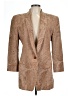 Linda Allard Ellen Tracy Paisley Tan Blazer Size 10 - photo 1
