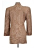 Linda Allard Ellen Tracy Paisley Tan Blazer Size 10 - photo 2