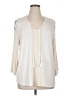 Style&Co Ivory 3/4 Sleeve Blouse Size XL - photo 1