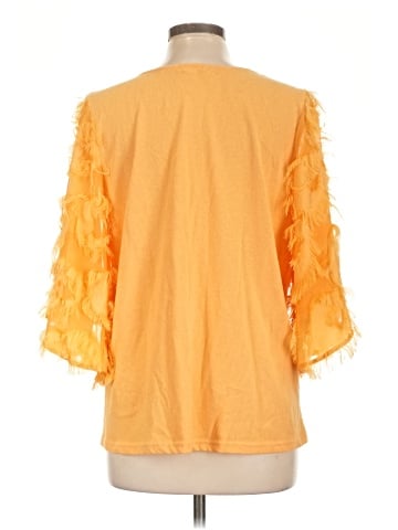 AndTheWhy 3/4 Sleeve Blouse (view 2)