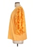 AndTheWhy Yellow 3/4 Sleeve Blouse Size L - photo 5