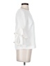 J.Crew 100% Polyester Ivory 3/4 Sleeve Blouse Size 00 (petite) - photo 4