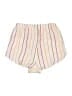 Vitamin A 100% Linen Stripes Ivory Shorts Size XS - photo 2