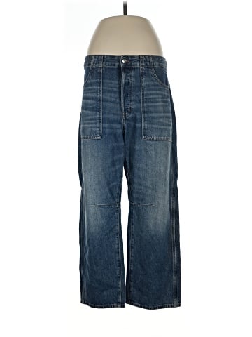 Madewell The Curvy Darted Utility Barrel-Leg Jean (view 1)
