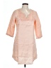 Malvin 100% Linen Pink 3/4 Sleeve Blouse Size 12 - photo 1