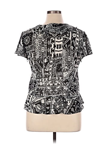 Chaps Short Sleeve Blouse (view 2)