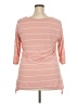 Just Be... Pink 3/4 Sleeve T-Shirt Size 2X - photo 2