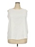 Christie & Jill 100% Polyester Ivory Sleeveless Blouse Size 20 (estimated) - photo 1
