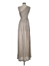 Aryn K. Metallic Gray Casual Dress Size XS - photo 2