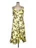 DKNY 100% Polyester Camo Yellow Casual Dress Size 12 - photo 1
