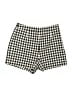 Diane von Furstenberg Checkered-gingham Black Shorts Size 4 - photo 1