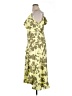 DKNY 100% Polyester Camo Yellow Casual Dress Size 12 - photo 5