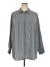 Tahari 100% Polyester Chevron-herringbone Gray 3/4 Sleeve Blouse Size XXL - photo 1