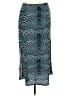 MICHAEL Michael Kors 100% Polyester Stripes Blue Casual Skirt Size 14 - photo 1