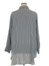 Tahari 100% Polyester Chevron-herringbone Gray 3/4 Sleeve Blouse Size XXL - photo 2