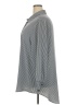 Tahari 100% Polyester Chevron-herringbone Gray 3/4 Sleeve Blouse Size XXL - photo 5