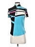 Jamie Sadock 100% Polyester Color Block Teal Short Sleeve Blouse Size S - photo 1