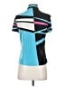 Jamie Sadock 100% Polyester Color Block Teal Short Sleeve Blouse Size S - photo 2