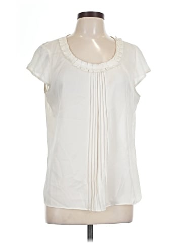 AK Anne Klein Short Sleeve Blouse (view 1)