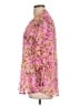 Kut from the Kloth 100% Polyester Pink 3/4 Sleeve Blouse Size L - photo 5