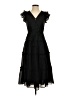 Point Sur 100% Polyester Black Cocktail Dress Size 0 - photo 1