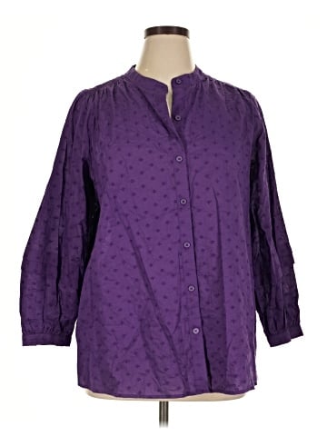 Lane Bryant 3/4 Sleeve Blouse (view 1)