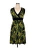 Apt. 9 Print Green Cocktail Dress Size S - photo 1