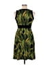 Apt. 9 Print Green Cocktail Dress Size S - photo 2
