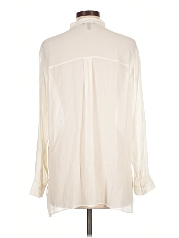 Eileen Fisher Long Sleeve Silk Top (view 2)
