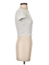 Garage Silver Short Sleeve Turtleneck Size XS - photo 4