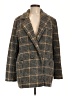 Hutch 100% Polyester Tweed Brown Blazer Size L - photo 1