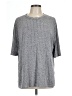 Unbranded Tweed Gray 3/4 Sleeve T-Shirt Size L (estimated) - photo 1