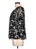 Roz & Ali 100% Polyester Black Short Sleeve Blouse Size L - photo 5