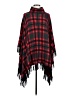 J. McLaughlin Red Poncho One size - photo 1