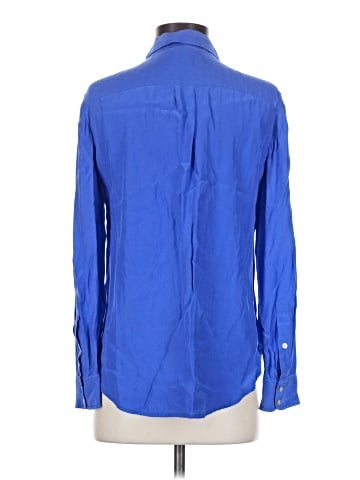 Broadway & Broome Long Sleeve Silk Top (view 2)