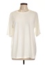 Susan Graver Ivory Short Sleeve Top Size L - photo 1