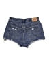 Levi's 100% Cotton Blue Denim Shorts Size 32 waist - photo 2