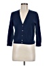 Lands' End 100% Supima Cotton Blue Cardigan Size M (petite) - photo 1